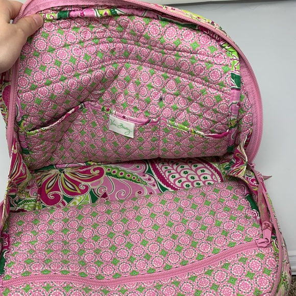 Vera Bradley Purse Pink Print - Picture 3 of 6
